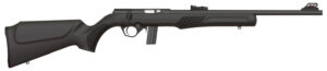 Rossi RB22L1811 RB22  Full Size 22 LR 10+1, 18" Matte Black Button Rifled Free Floating Steel Barrel, Matte Black Stainless Steel Receiver, Black Monte Carlo Stock, Right Hand