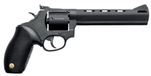 Taurus 2-692061 692 Medium 38 Special +P/357 Mag/9mm Luger 7 Shot 6.50" Matte Black Vent Rib Barrel, Cylinder & Frame, Black Ribber Grip, Transfer Bar Safety, Exposed Hammer, 2 Cylinders