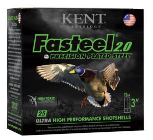 Kent Cartridge K123FS326 Fasteel 2.0 12 Gauge 3" 1 1/8 oz 6 Shot 25 Per Box/ 10 Case