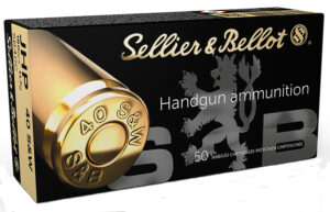Sellier & Bellot SB40C Handgun  40S&W 180gr Jacketed Hollow Point 50 Per Box/20 Case