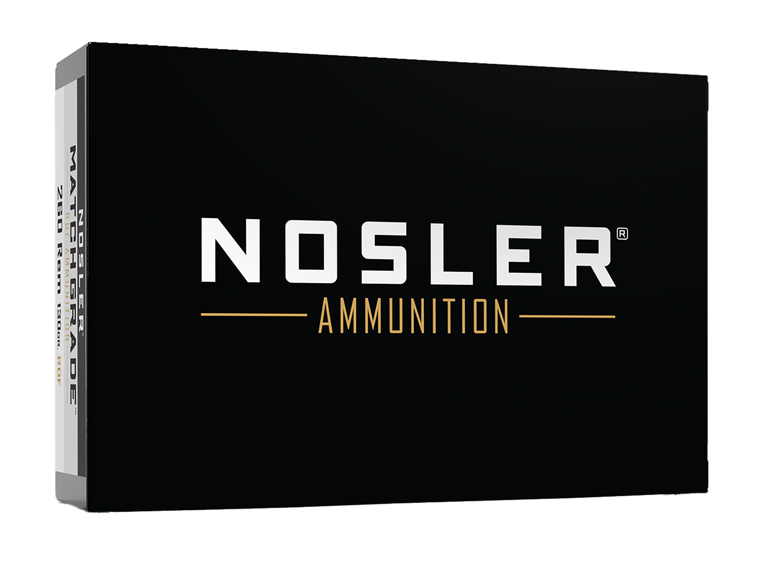 Nosler 60138 Match Grade RDF 260Rem 130gr RDF Hollow Point Boat Tail 20 Per Box/10 Case