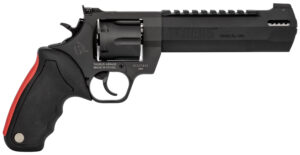 Taurus 2440061RH Raging Hunter 44 Rem Mag 6rd 6.75" Matte Black Oxide Steel Black Rubber with Integrated Red Cushion Insert Grip