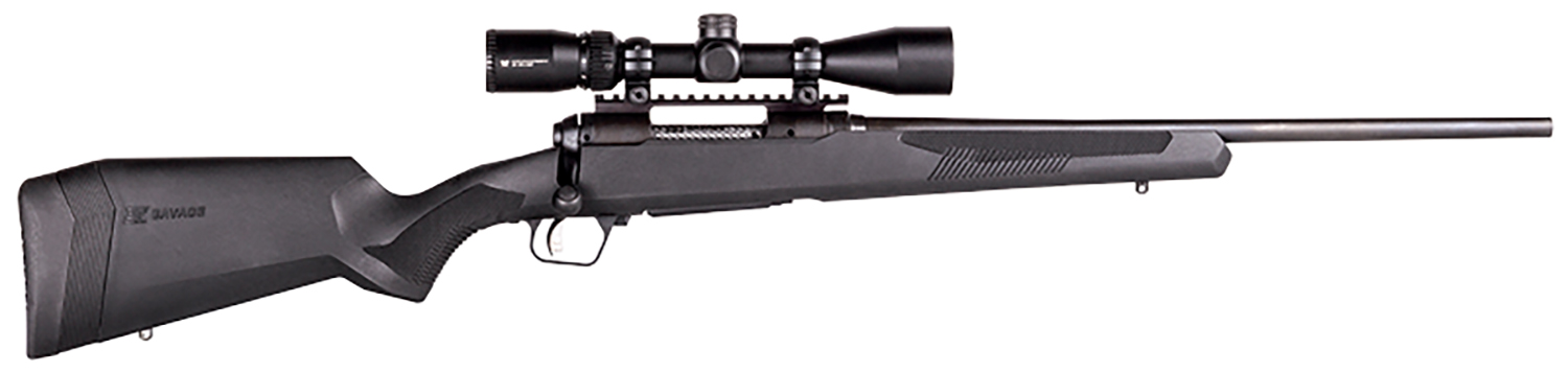 Savage Arms 57493 110 Apex Hunter XP 450 Bushmaster 3+1 22", Matte Black Metal, Synthetic Stock, Muzzle Brake, Vortex Crossfire II 3-9x40mm Scope