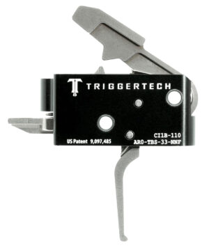 TriggerTech AR0TBS33NNF Competitive Primary Two-Stage Flat Trigger with 3.50 lbs Draw Weight for AR-15 Right