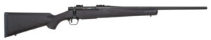 Mossberg 28085 Patriot Full Size 350 Legend 4+1 22" Matte Blued Fluted Barrel, Drilled & Tapped Matte Blued Stainless Steel Receiver, Black Fixed Synthetic Stock, Right Hand