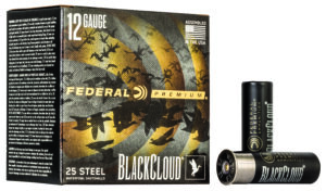 Federal PWBX1422 Black Cloud FS 12Gauge 3" 1 1/4oz 2Shot 25 Per Box/10 Case