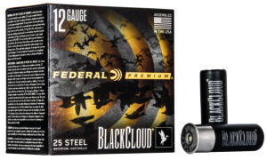 Federal PWBX1472 Black Cloud FS 12Gauge 2.75" 1 1/8oz 2Shot 25 Per Box/10 Case