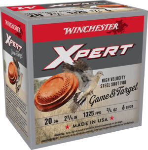 Winchester Ammo WE20GT6 Super X Xpert High Velocity 20Gauge 2.75" 3/4oz 6Shot 25 Per Box/10 Case