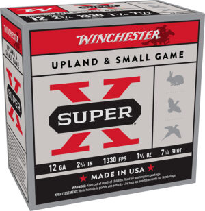 Winchester Ammo X127 Super X Game Load High Brass 12Gauge 2.75" 1 1/4oz 7.5Shot 25 Per Box/10 Case