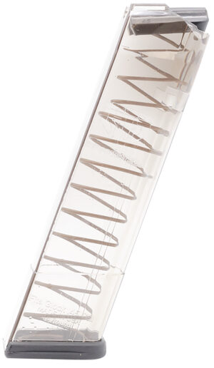 ETS Group GLK2118 Pistol Mags 18rd 45 ACP Compatible w/ Glock 21/30/41 Clear Polymer