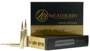 Weatherby B65RPM127LRX Select Plus 6.5WBYRPM 127gr Barnes LRX Lead Free 20 Per Box/10 Case