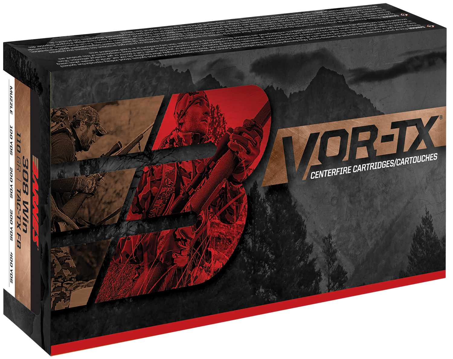 Barnes Bullets 30829 VOR-TX Rifle 6.5Grendel 115gr Tipped TSX Boat Tail 20 Per Box/10 Case