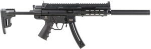 GSG GERGGSG1622ML GSG-16  Full Size 22 LR 22+1 16.25" Black Polymer Receiver w/Picatinny Rail, M-LOK & Picatinny Rail Handguard, Black Collapsible Synthetic Stock w/Storage Compartment, Right Hand