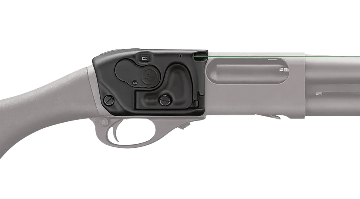 Crimson Trace 0181401 LaserSaddle Remington 870/Tac-14, Green Laser