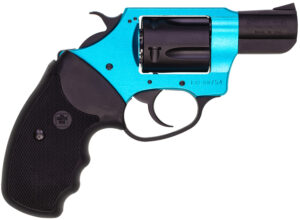 Charter Arms 53864 Undercover Lite Santa Fe Sky Small 38 Special, 5 Shot 2" Black Stainless Steel Barrel & Cylinder, Turquoise Aluminum Frame w/Black Finger Grooved Rubber Grip, Exposed Hammer