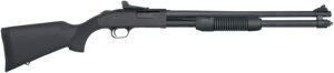 Mossberg 50699 590 Persuader 20 Gauge 8+1 3" 20" Cylinder Bore Barrel, Matte Blued Metal Finish, Drilled & Tapped Receiver, Ghost Ring Sight, Synthetic Stock