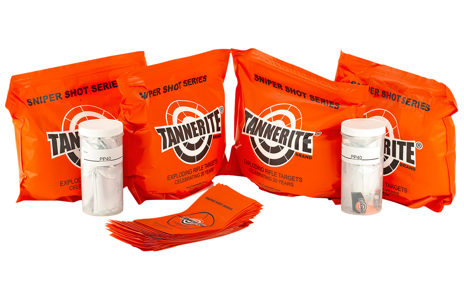 Tannerite PP40 Sniper Shot Impact Enhancement Explosion Centerfire Rifle Firearm 0.50 lb 40 Targets