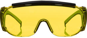 Allen 2170 Fit Over Shooting Glasses Adult Yellow Lens Gray Frame