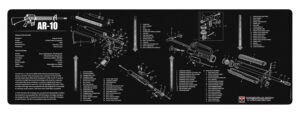 TekMat TEKR36AR10 AR-10 Cleaning Mat Black/White Rubber 12"x36" AR-10 Parts Diagram