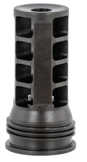 Huxwrx 1628 QD 762 Muzzle Brake Black with 1/2"-28 tpi Threads & 2.30" OAL for 30 Cal AR-Platform