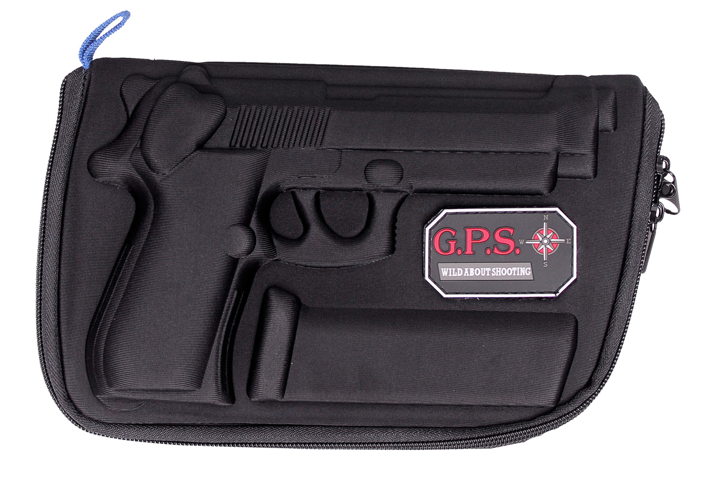 GPS Bags 909PC Custom Molded w/ Lockable Zippers Internal Mag Holder & Black Finish for Beretta 92/96 & Taurus PT92