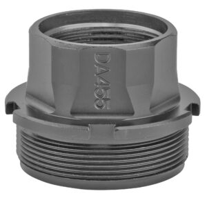 Dead Air DA455 Xeno Adapter  4140 Steel Black Nitride