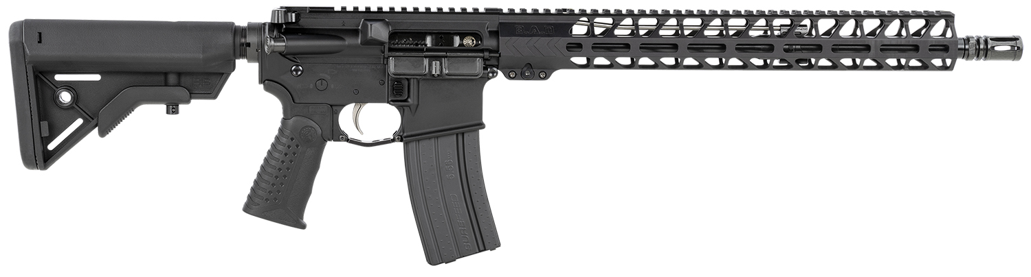 Battle Arms Development WORHORSE017 Workhorse 223 Wylde 16" 30+1 Black 6 Position B5 Bravo Adjustable Stock Black Polymer Grip Right Hand Optic Ready