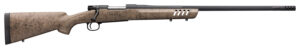 Winchester Guns 535243299 Model 70 Long Range 6.8 Western 4+1 24" Matte Black Black Webbed Tan Fixed Bell & Carlson w/Aluminum Bedding Stock Right Hand (Full Size)