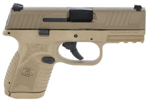 FN 66100819 509 Compact 9mm Luger 3.70" Barrel 10+1, Flat Dark Earth Polymer Frame With Mounting Rail, Flat Dark Earth Stainless Steel Slide, No Manual Safety
