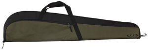 Allen 69346 Powell Rifle Case 46" Green w/Black Trim 600D Polyester, Foam Padding, Large Accessory Pocket & Lockable Zippers