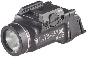 Streamlight 69400 TLR-7 X Sub  Black Anodized 500 Lumens  White LED Glock 43X MOS/48 MOS/43X/48