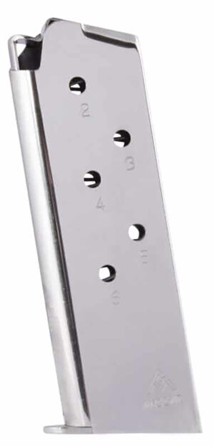 Mec-Gar MGCO4506N 1911  6rd 45 ACP Fits 1911 Officer Nickel Carbon Steel