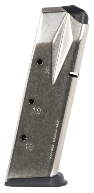 Mec-Gar MGP22815N Sig 15rd Extended 9mm Luger, Fits Sig P228 Nickel Carbon Steel