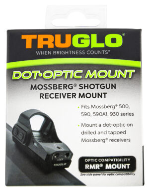 TruGlo TGTG8955M2 Shotgun Receiver Mount Black Mossberg Trijicon RMR