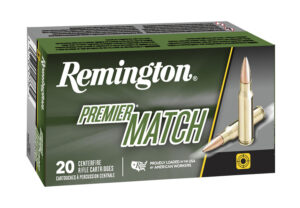 Remington Ammunition 21205 Premier Match 6.5Grendel 130gr Berger Open Tip Match 20 Per Box/10 Case