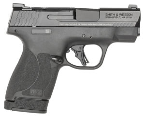 Smith & Wesson 13536 M&P Shield Plus Micro-Compact Frame 9mm Luger 13+1, 3.10" Black Armornite Steel Barrel & Optic Cut/Serrated Stainless Steel Slide, Matte Black Polymer Frame, Thumb Safety