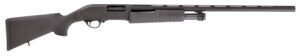 Escort HEFH20280501 Field Hunter Full Size 20 Gauge Pump 3" 4+1 28" Black Vent Rib Barrel, Black Anodized Aluminum Grooved Receiver, Fixed Black Synthetic Stock, Right Hand