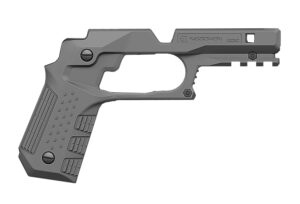 Recover Tactical CC3C-04 Grip & Rail System  Gray Polymer Picatinny for Compact 1911