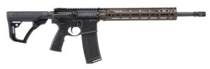 Daniel Defense 0219103270047 DD4 RIII 5.56x45mm NATO 16" 30+1, Black Rec/Furniture, OEM Stock & Grip, 12.50" FDE M-Lok Handgaurd, Ambi Controls