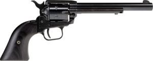 Heritage Mfg RR22B6-BBK Rough Rider 22 LR 6 Shot 6.50" Black Oxide Alloy Steel Barrel, Black Alloy Steel Frame, Black Oxide Cylinder, Black Laminate Wood Grip, Exposed Hammer