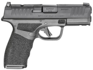 Springfield Armory HCP9379BOSP Hellcat Pro OSP Compact 9mm Luger 17+1 3.70" Black Melonite Steel Barrel & Optic Ready/Serrated Slide, Black Polymer Frame w/Picatinny Rail, Textured Grip
