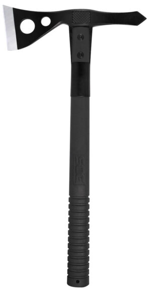 S.O.G SOGF01TNCP Tactical  2.75" Blade 420HC SS Blade Black Side Hammer Checkering GRN Handle 15.75" Long Tomahawk