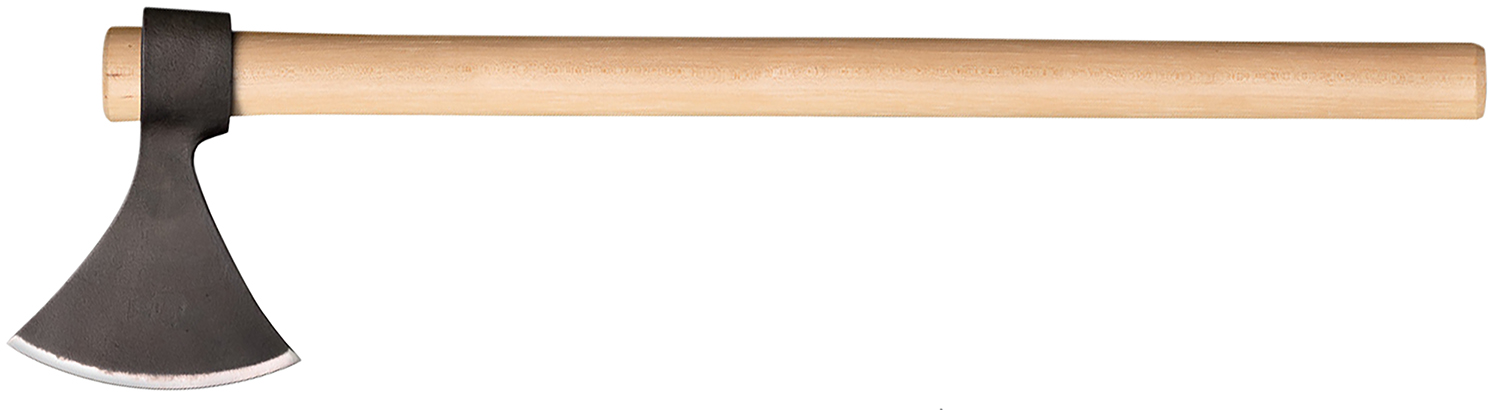 Cold Steel CS90N Norse Hawk 4.50" Tomahawk Plain 1055 Carbon Steel Blade American Hickory Handle 22"
