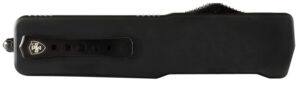 Templar Knife SABR321 Premium LW  Small 3" OTF Drop Point Plain Black Oxide Stonewashed D2 Steel Blade, 4.50" Black Aluminum Handle