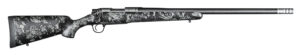 Christensen Arms 8010614700 Ridgeline FFT Full Size 270 Win 4+1, 20" Stainless Steel Threaded Barrel, Stainless Aluminum Receiver, Black w/Gray Accents Fixed Sporter w/Flash Forged Technology Stock