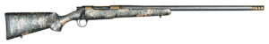 Christensen Arms 8010618600 Ridgeline FFT 22-250 Rem 4+1 20" Carbon Fiber/Threaded Barrel, Burnt Bronze Cerakote, Green with Black/Tan Accents Stock