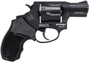 Taurus 2-85621UL 856 Ultra-Lite Small Frame 38 Special +P 6 Shot 2" Matte Black Carbon Steel Barrel & Cylinder, Matte Black Anodized Aluminum Frame, Black Finger Groove Rubber Grip