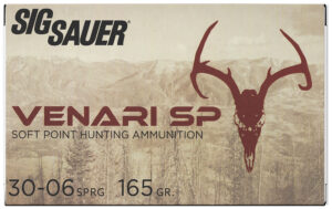 Sig Sauer V3006SP16520 Venari 30-06Springfield 165gr Soft Point 20 Per Box/10 Case