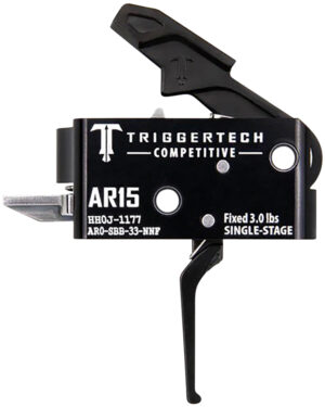 TriggerTech AR0SBB33NNF Competitive Flat Single-Stage 3 lbs Fixed for AR-15