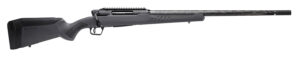 Savage Arms 57899 Impulse Mountain Hunter 30-06 Springfield 4+1 22" Carbon Fiber Threaded Barrel, Black Aluminum Receiver w/Picatinny Rail, Gray AccuStock Synthetic Stock, Ambidextrous